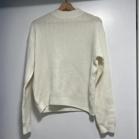 UNIQLO Women's Light souffle yarn half Turtleneck sweater